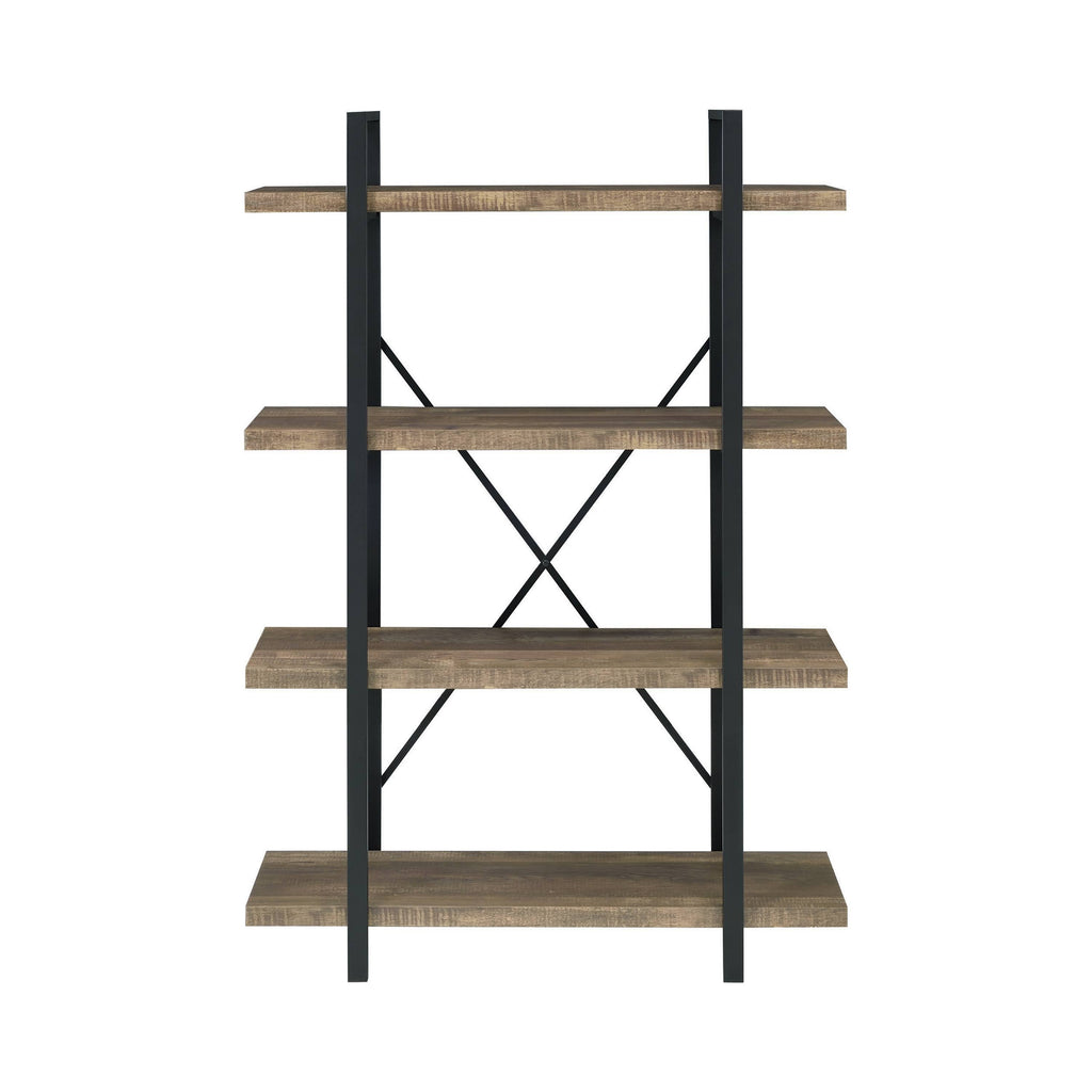 Rustic Oak Bookcase J586