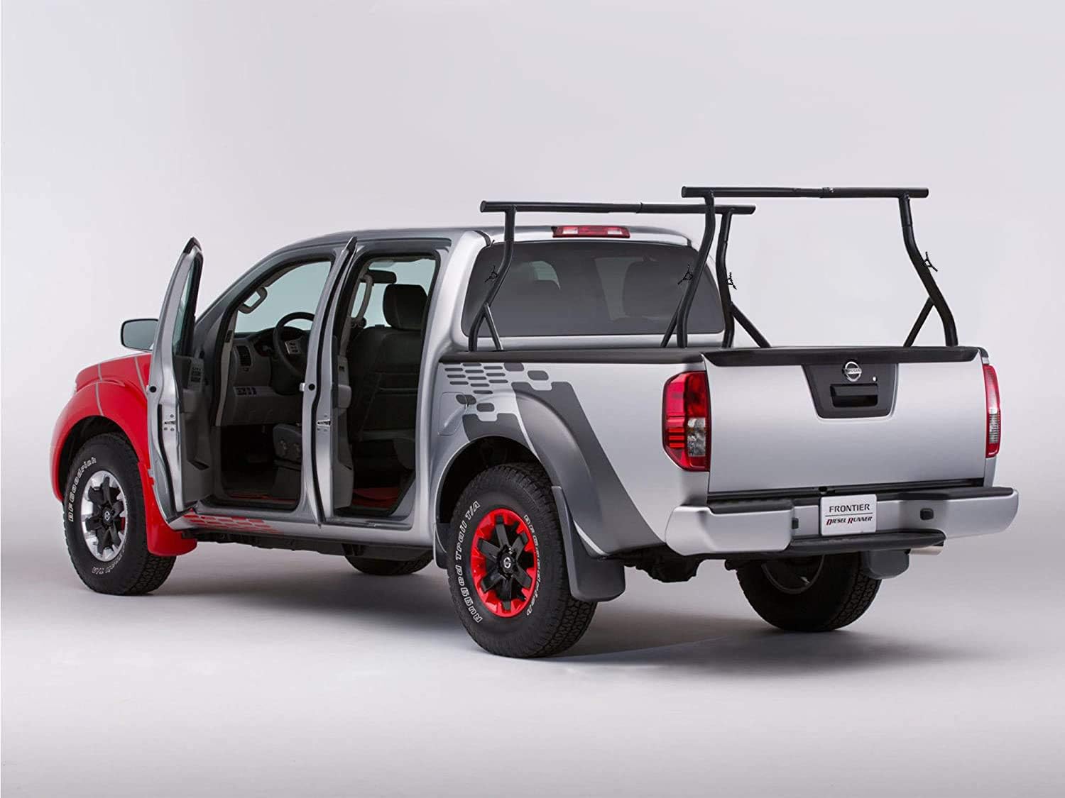 Steel Pickup Truck Ladder Rack Two Bar Set O795