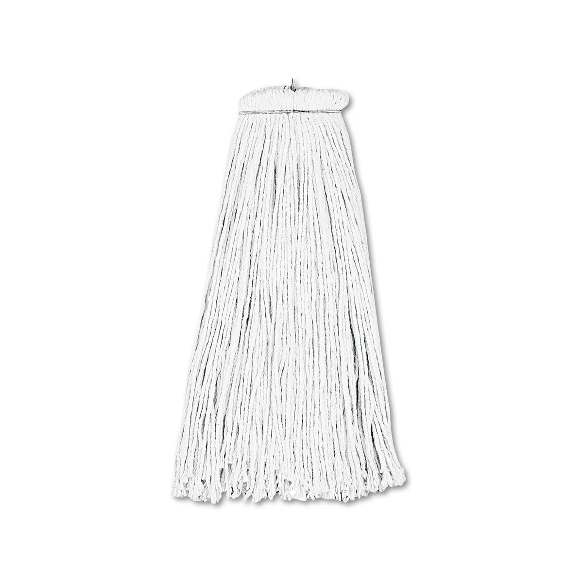 White 16oz Rayon Wet Mop Head, 12/Carton D904