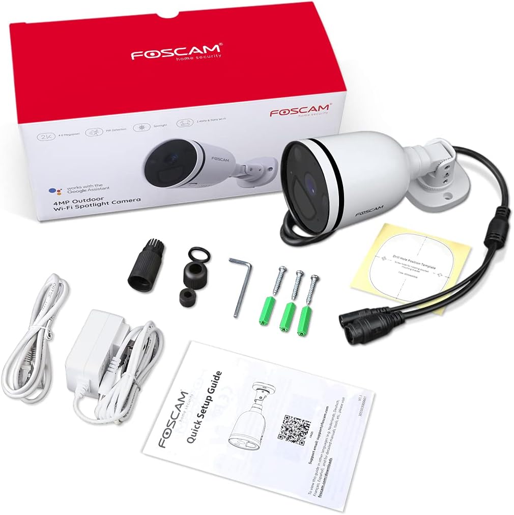2K/4MP Wifi Security Camera with Color Night Vision O1112