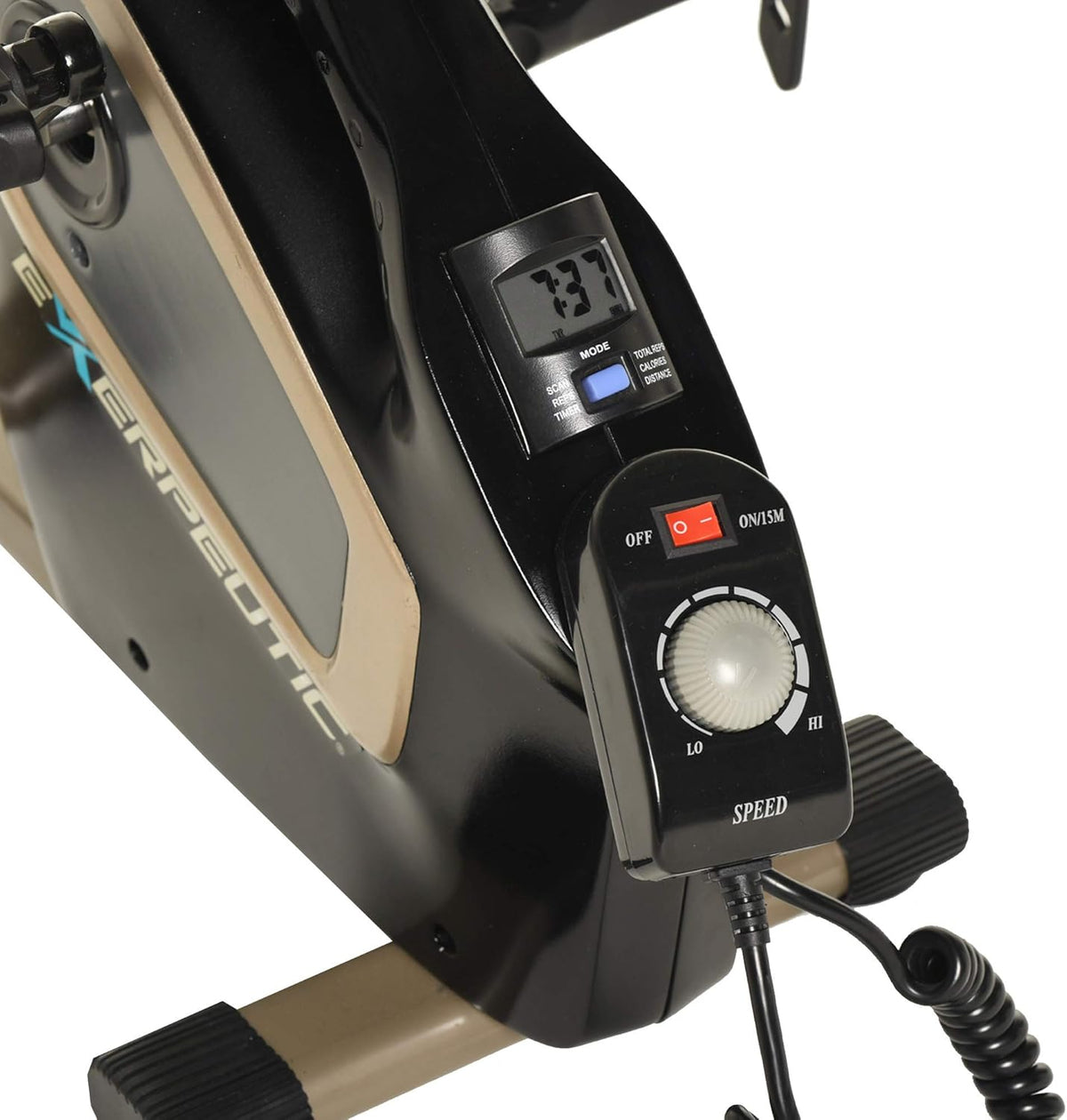 Black Motorized Electric Pedal Exerciser H79543