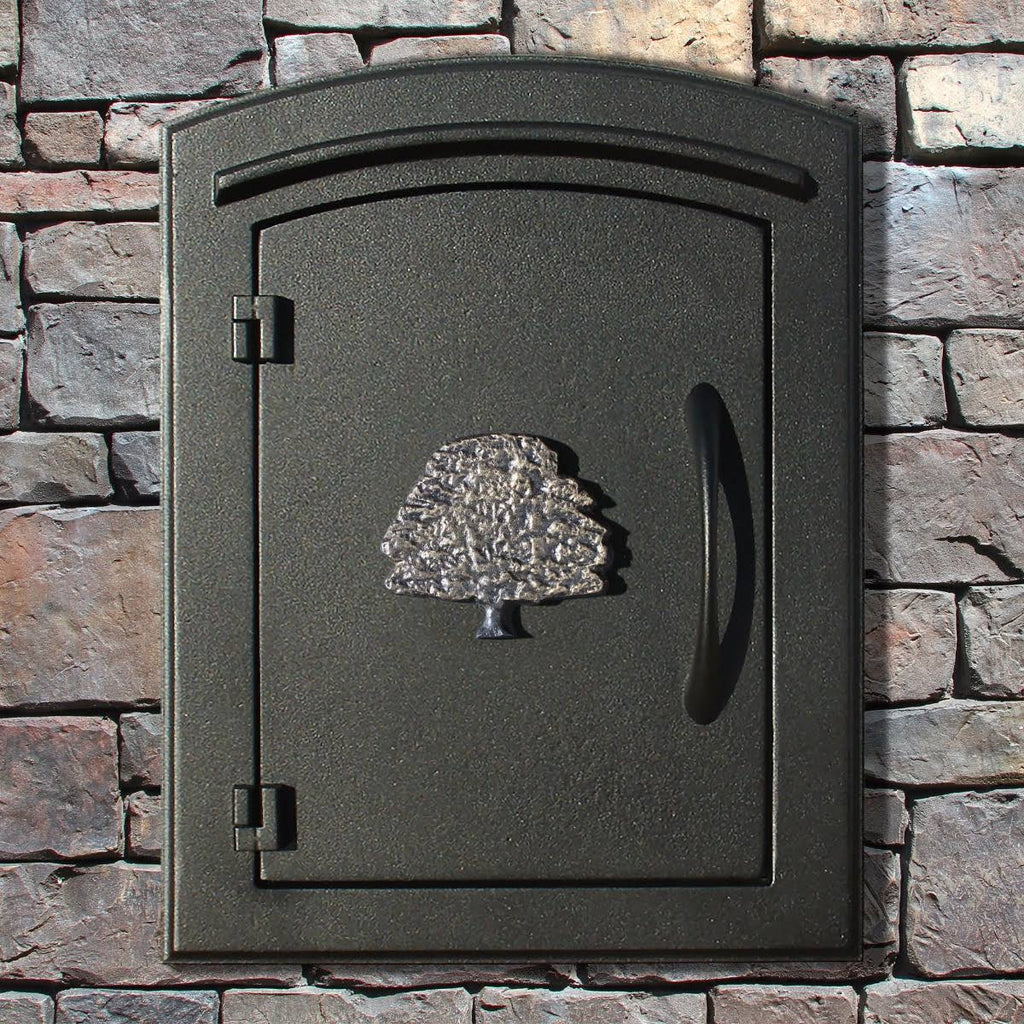 Black Column Mount Mailbox M90191
