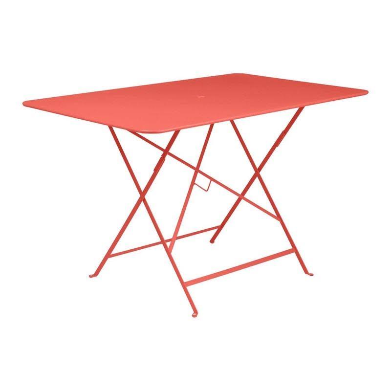 Red Ochre Metal Bistro Table T609
