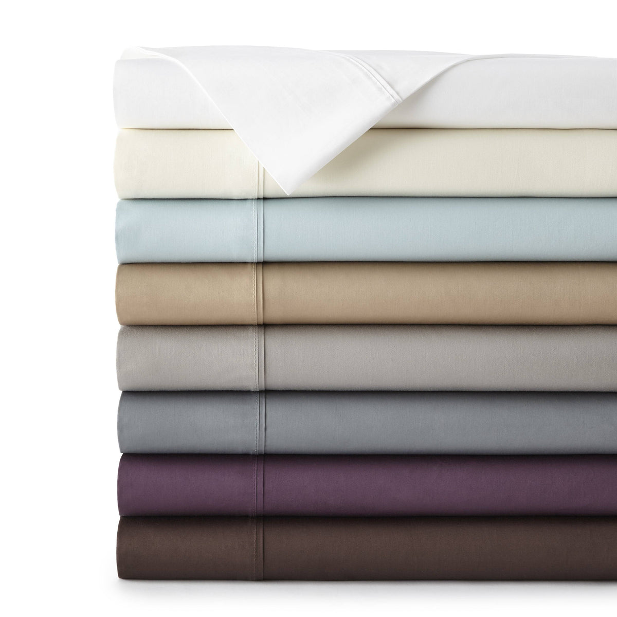 Purple Cotton Sateen Duvet Cover Set King / California King 3 Piece S766358