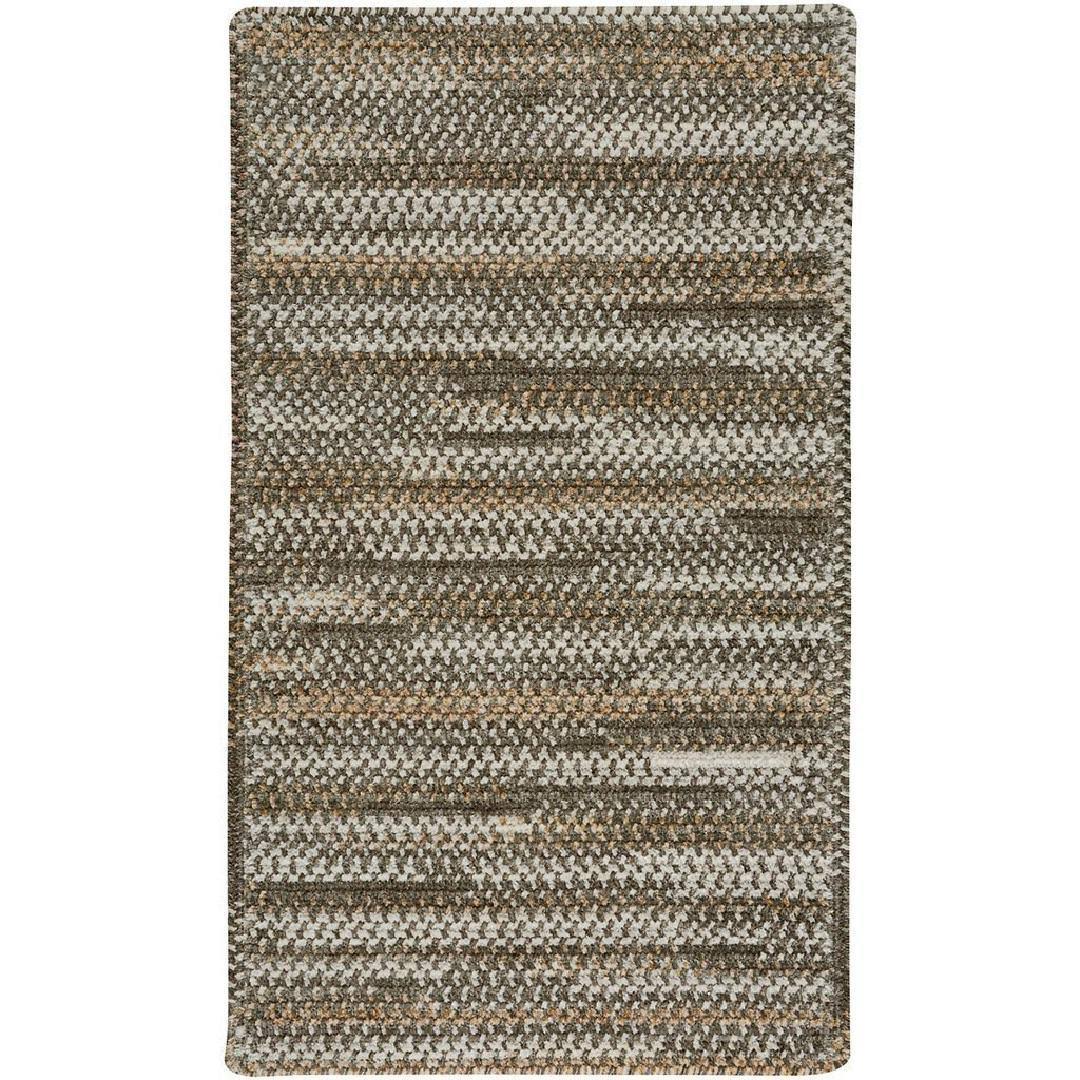 Oval Grey Braided Runner X481740