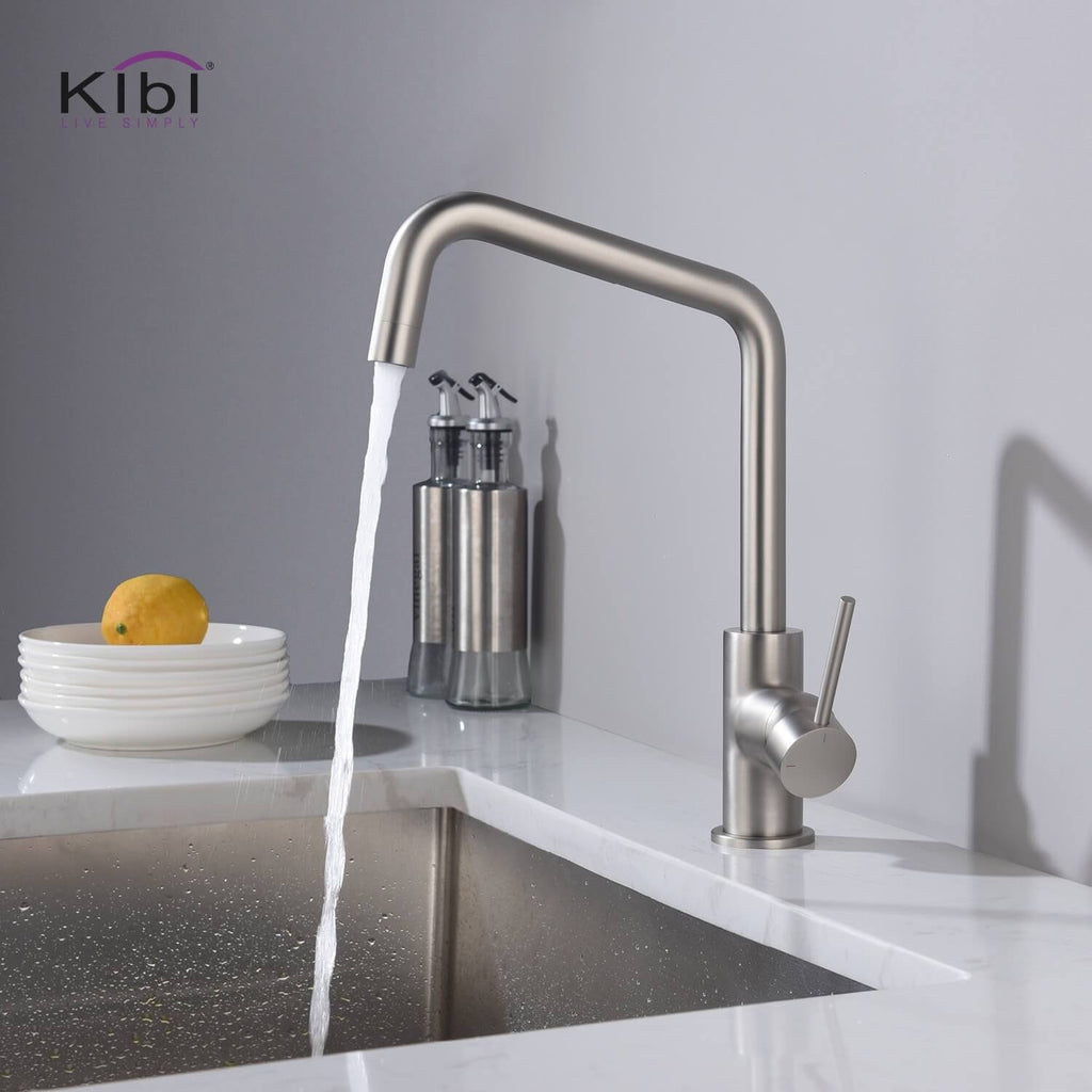 Brushed Nickel Kitchen Bar Prep Sink Faucet O450990