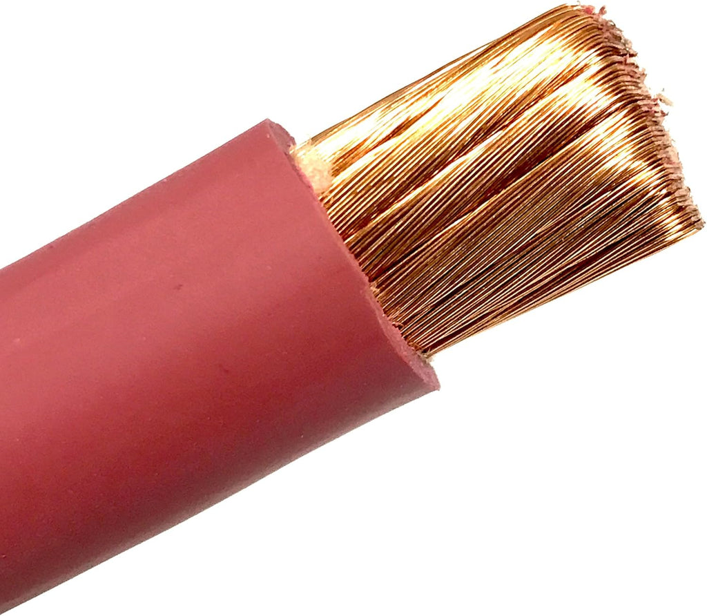 2 AWG Extra Flexible Welding Cable 600 Volt 25 FT GREEN Pack of 2 K810