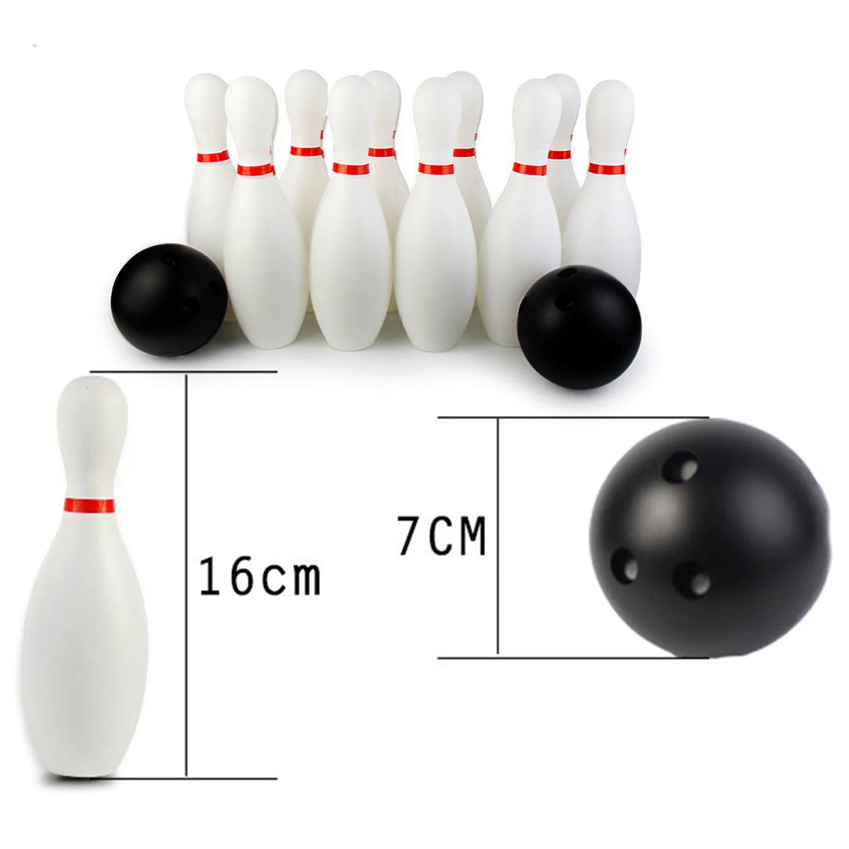 12Pcs/Set Toddler Kids Bowling Game Set Toy K7488