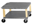 Gray Two Shelf Utility Cart P637