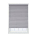 Gray Faux Wood Cordless Room Darkening Horizontal Blinds I667626