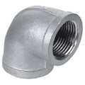 304 Cast Pipe Fitting 90 Degree Elbow 1/4x22 NPT Female Pkg Qty 75 F76787