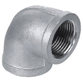 304 Cast Pipe Fitting 90 Degree Elbow 1/4x22 NPT Female Pkg Qty 75 F76787