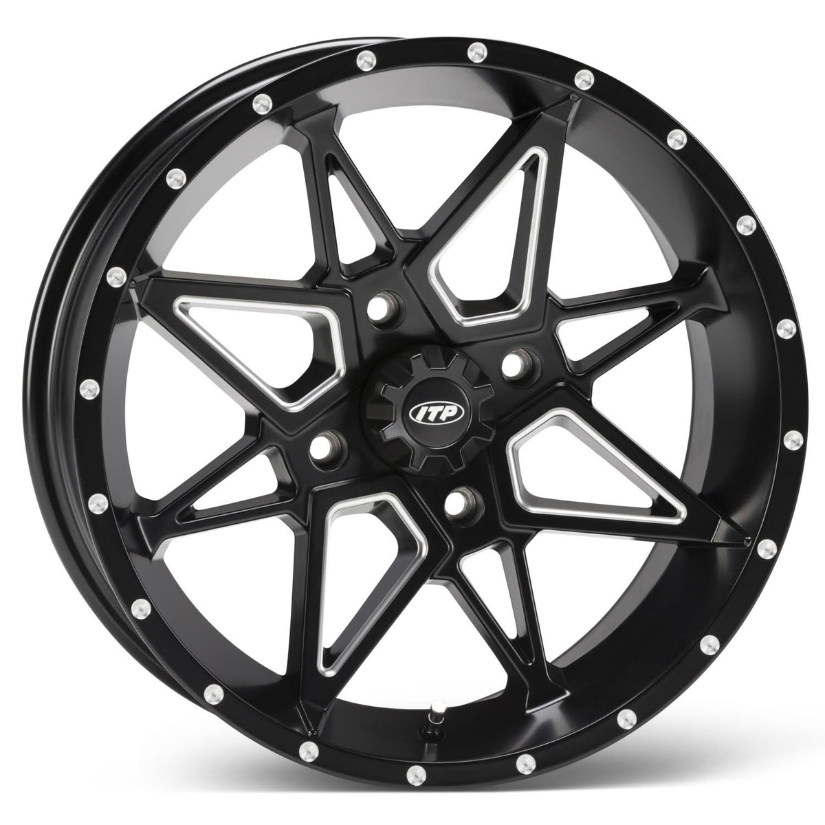 Matte Black 14x7 Wheel L372003