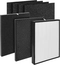 Replacement Filter Kit Combo Pack of 1 H13 True HEPA Filter, 2 Activated Carbon Filters and 4 Prefilters D299