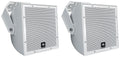 8" White Indoor/Outdoor Surface Mount Speakers W88442