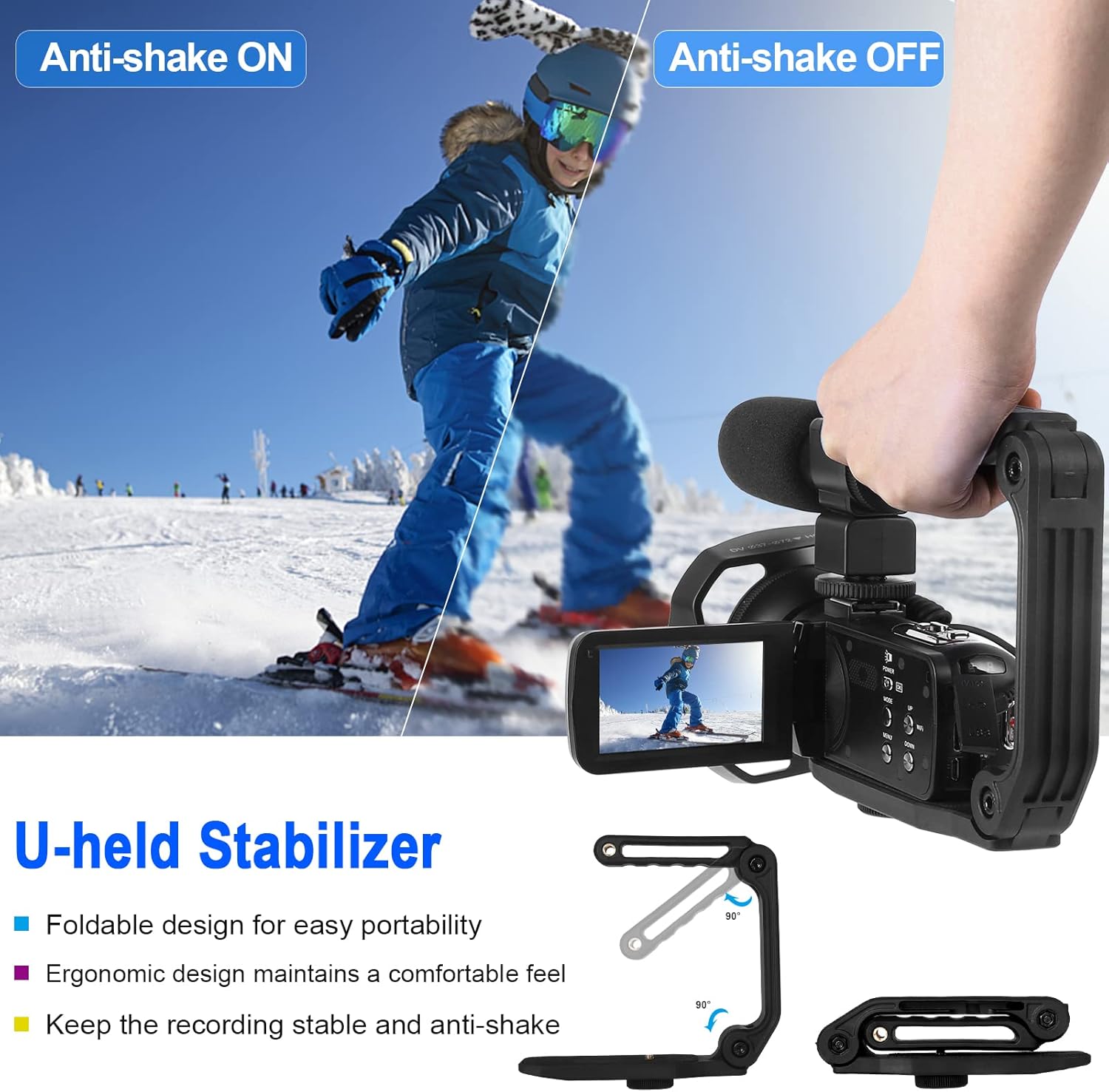4K 60fps 48MP Digital Video Recording Camera with 18x Digital Zoom X956442