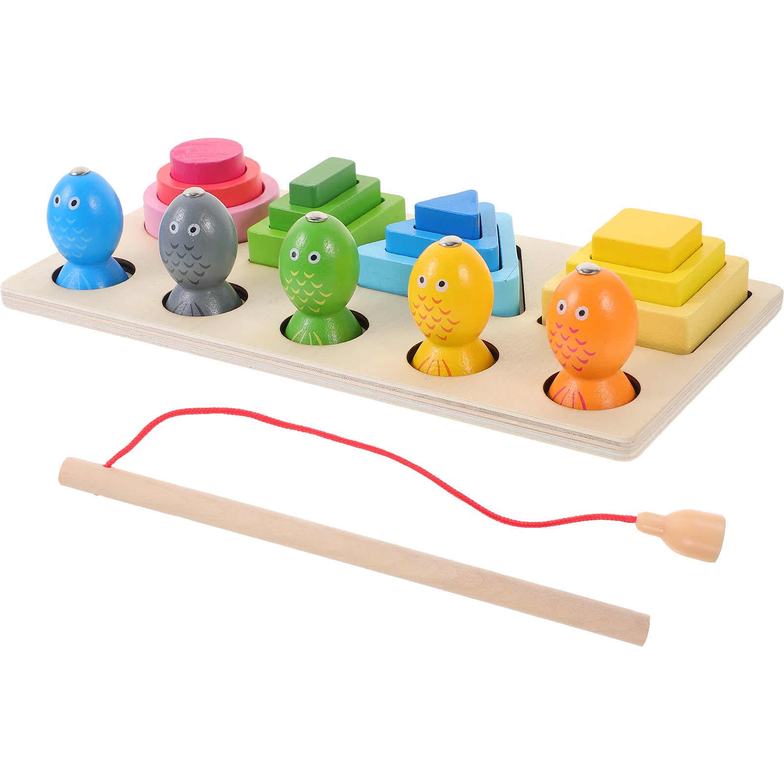 Wooden Montessori Educational Building Blocks for Toddlers Y115