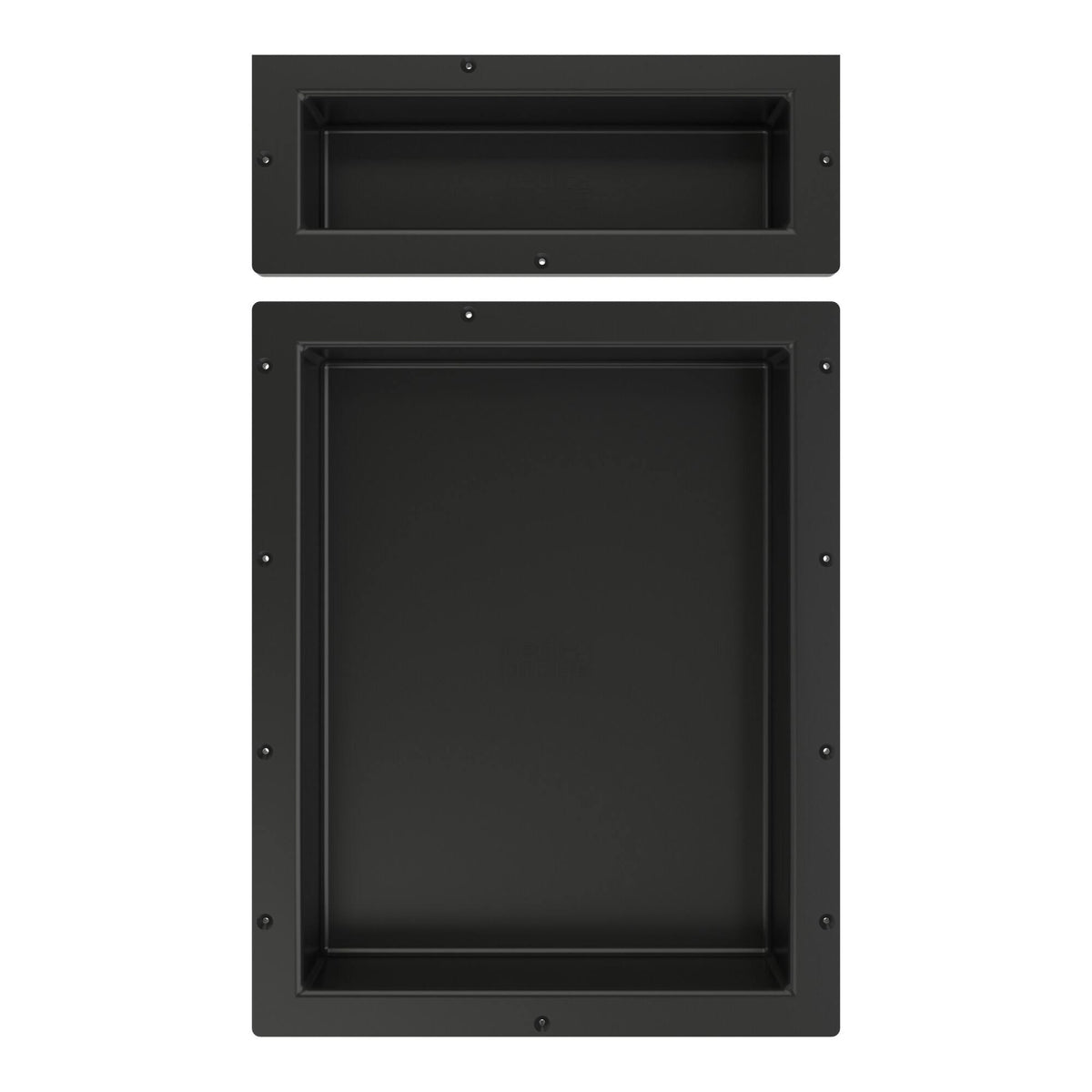 Black Double Recessed Shelf R4076