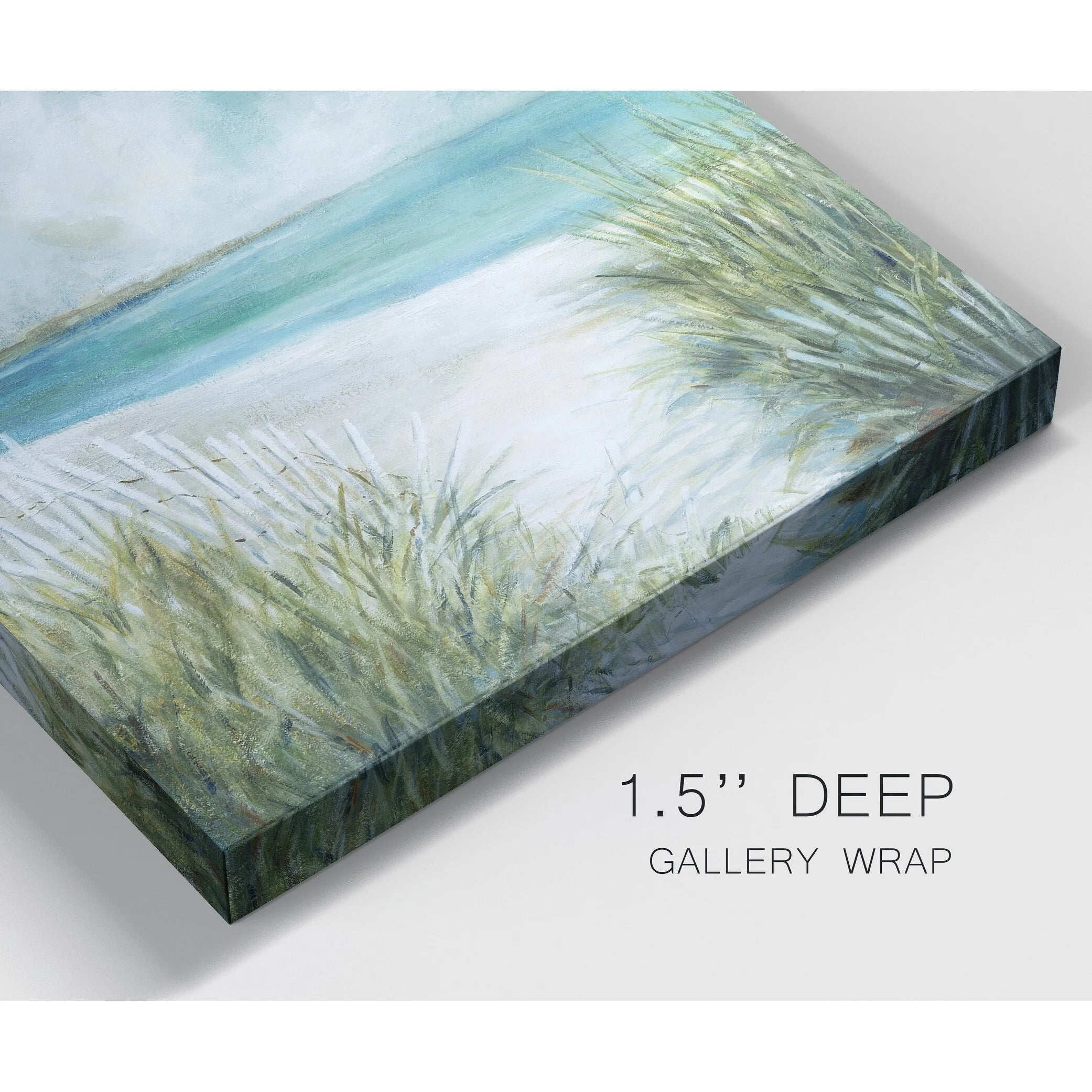 Coastal Fences Gallery Wrapped Canvas 10X10 O210339