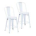 Electroplated Patio Stool, Seat Height: 24 K386345