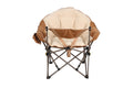 Beige Club Chair with Footrest G1678