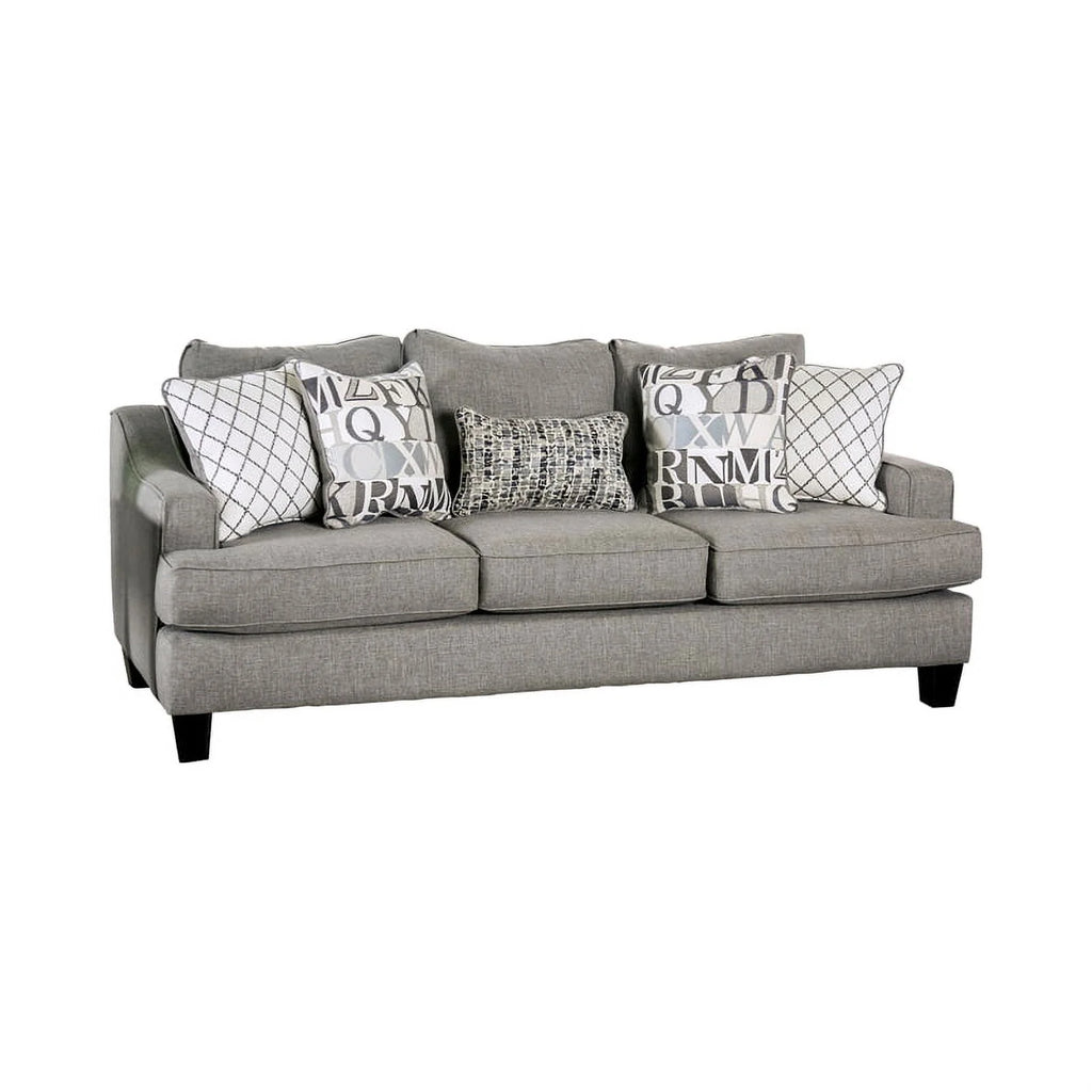Bluish Gray Fabric 3-Piece Sofa Set P2986