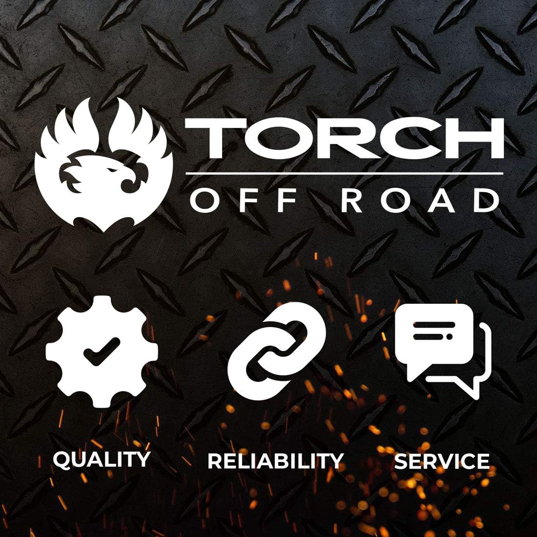 TORCH 3 Full Lift Kit for Toyota Tacoma 4X4 4WD TRD SR5 w Differential Drop and Sway Bar Relocation Kit - 6 Lug Models ONLY R669879