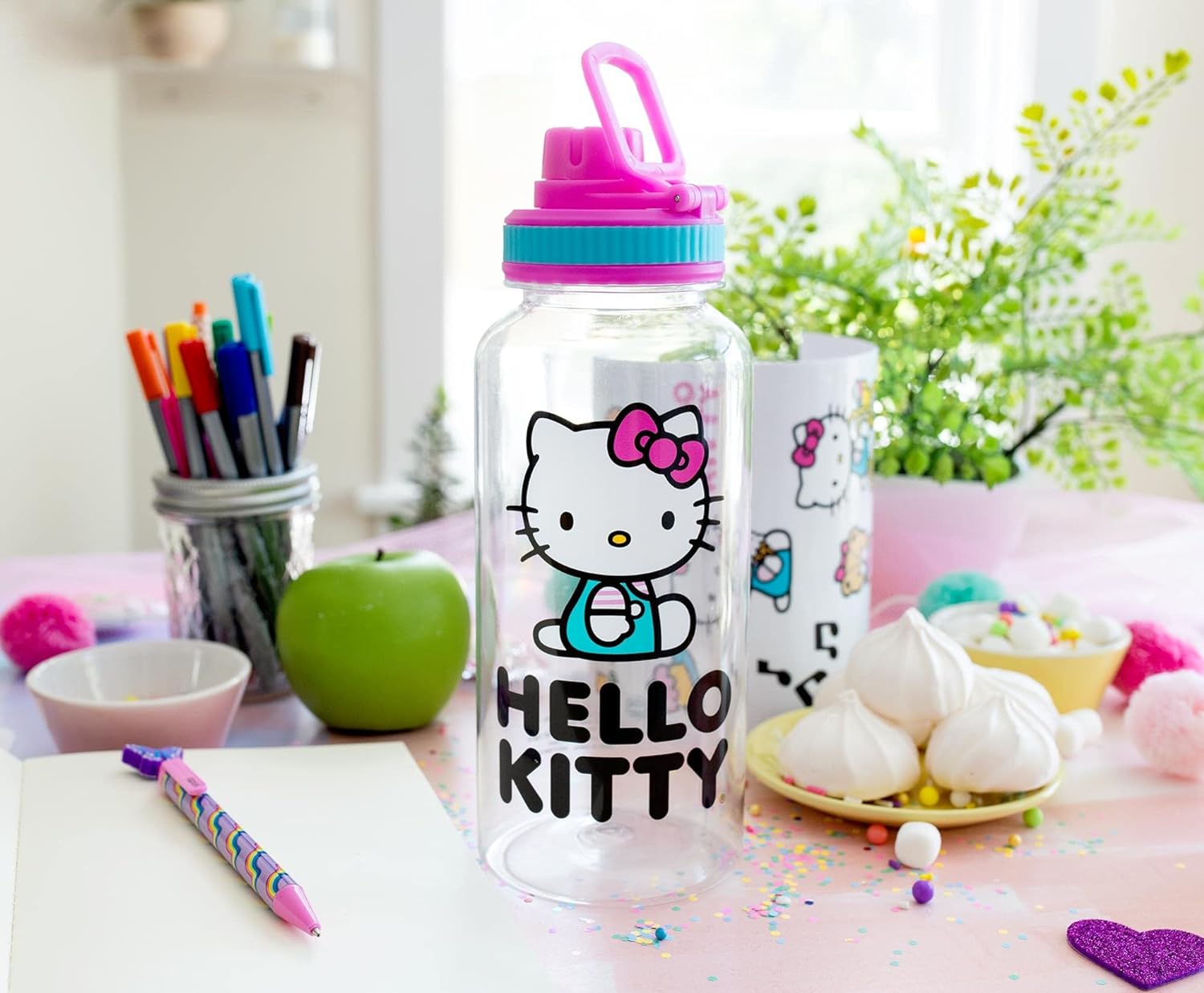 32-Ounce Water Bottle And Sticker Set Z9272
