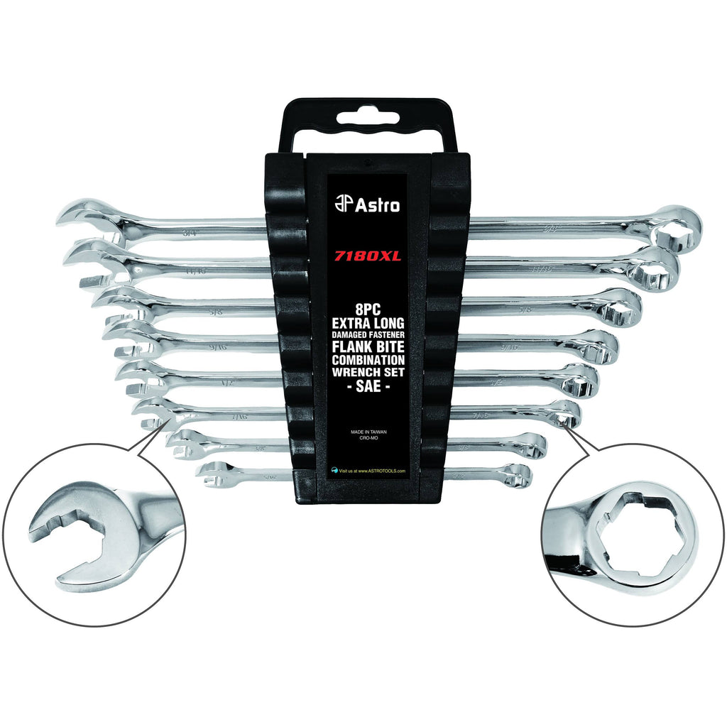 8pc Extra Long Combination Wrench Set X977