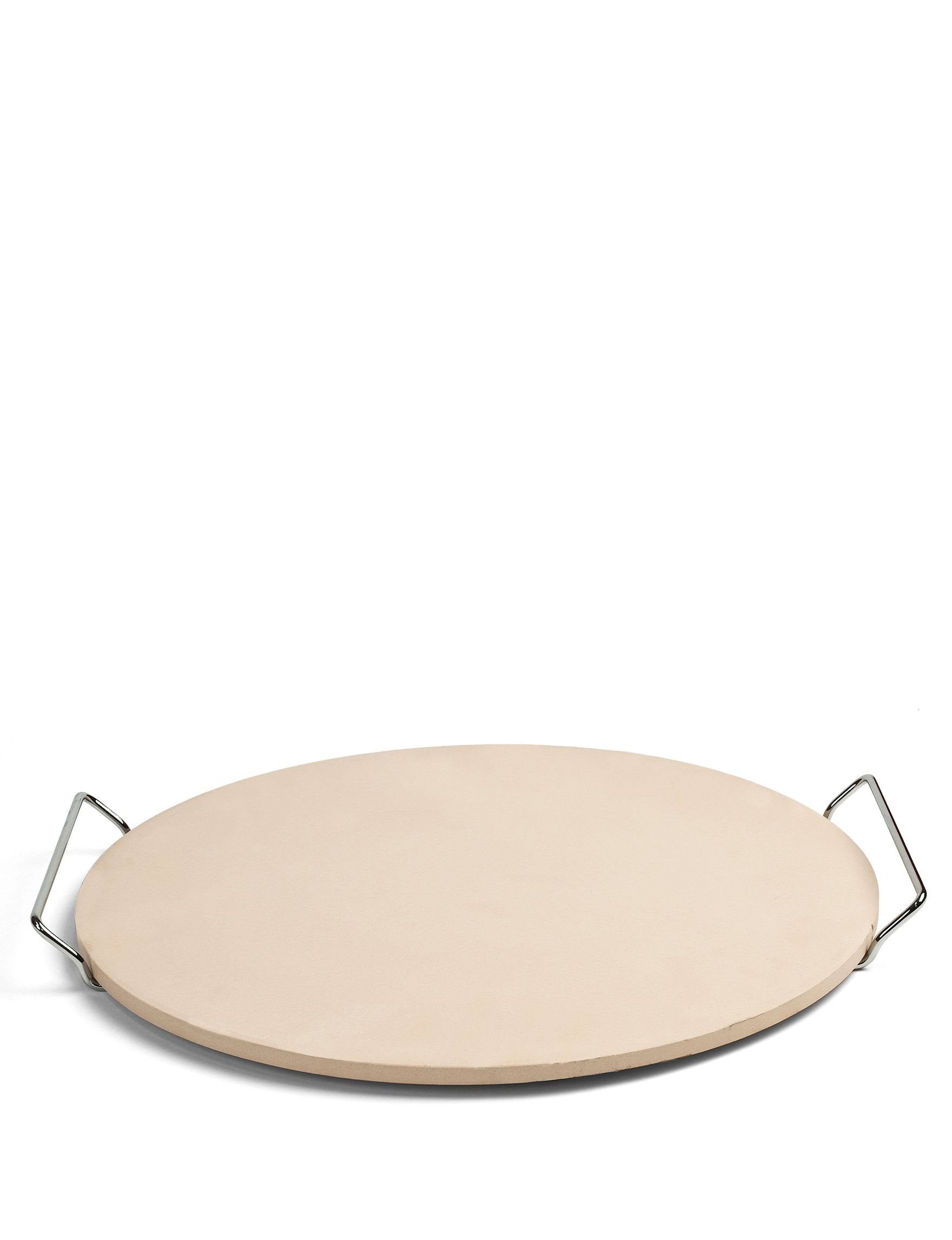 Round Pizza Stone with Wire Frame P7605