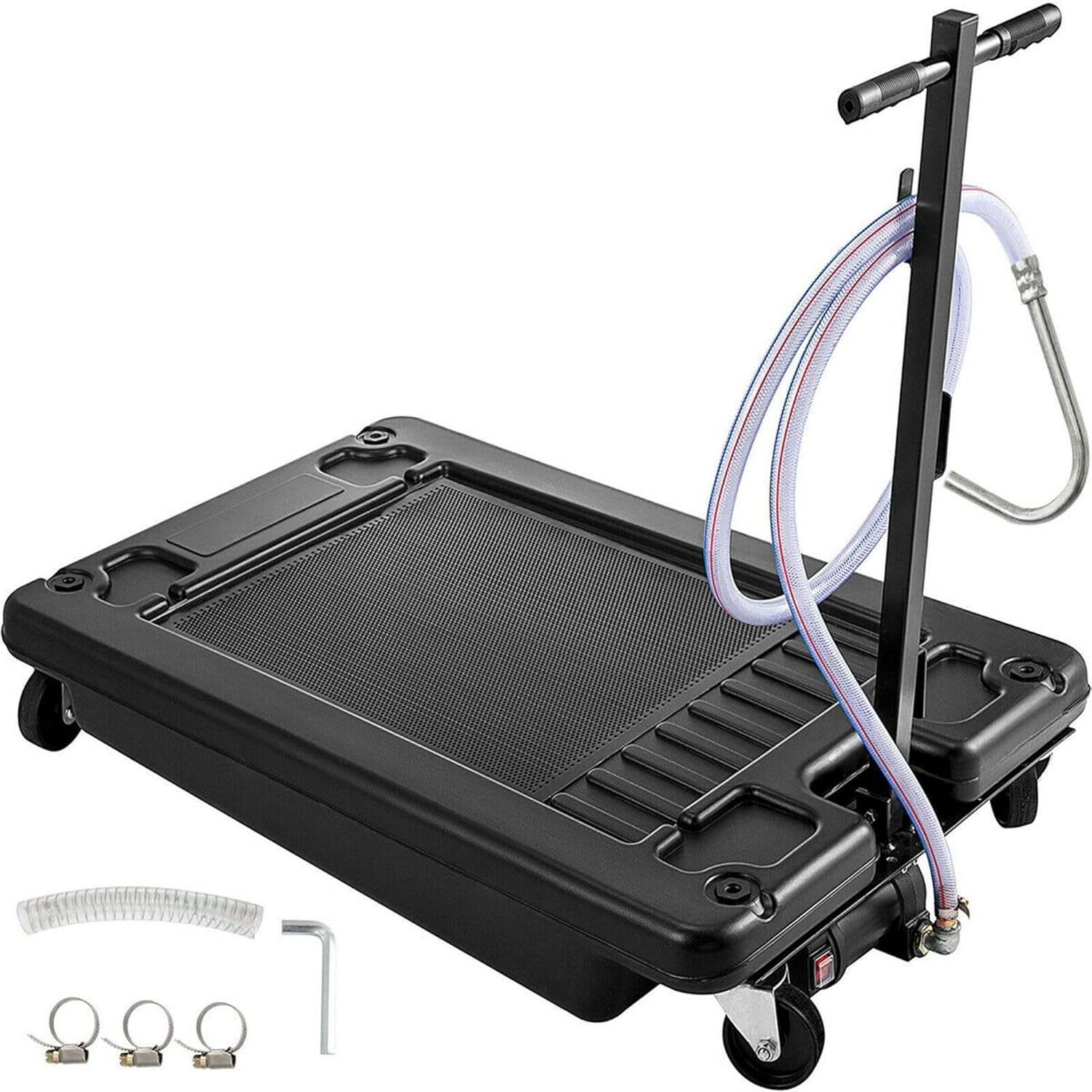 17-Gallon Oil Drain Pan with Electric Pump J2401