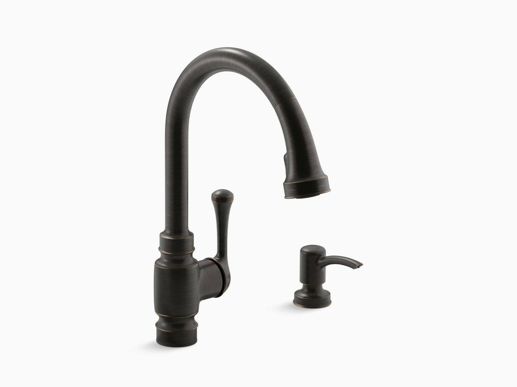 Oil Rubbed Bronze Pull-Down Kitchen Faucet R8926