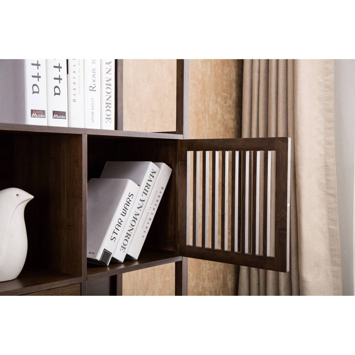 Cappuccino Bamboo Bookcase E17502