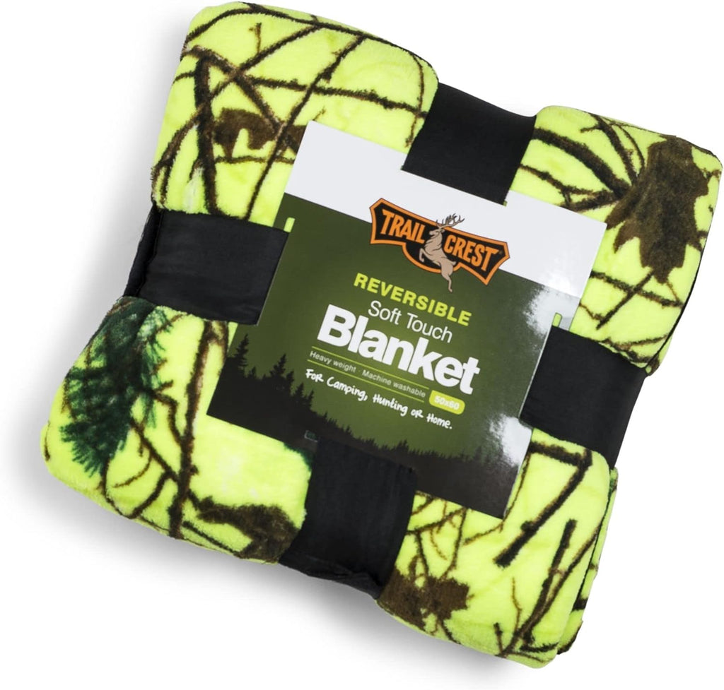 Reversible Camo Throw Blanket H131