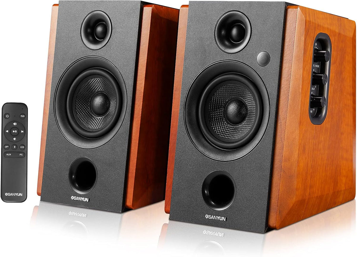 Active Bookshelf Speakers with Carbon Fiber Speaker Unit V859