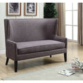 Fabric Wingback Loveseat with Nailhead Accents K272608
