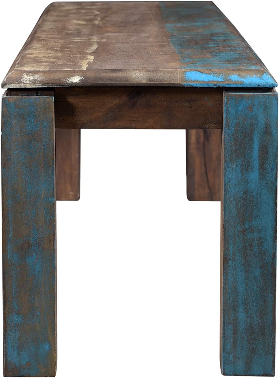 Brown Sheesham Wood Live Edge Bench N512