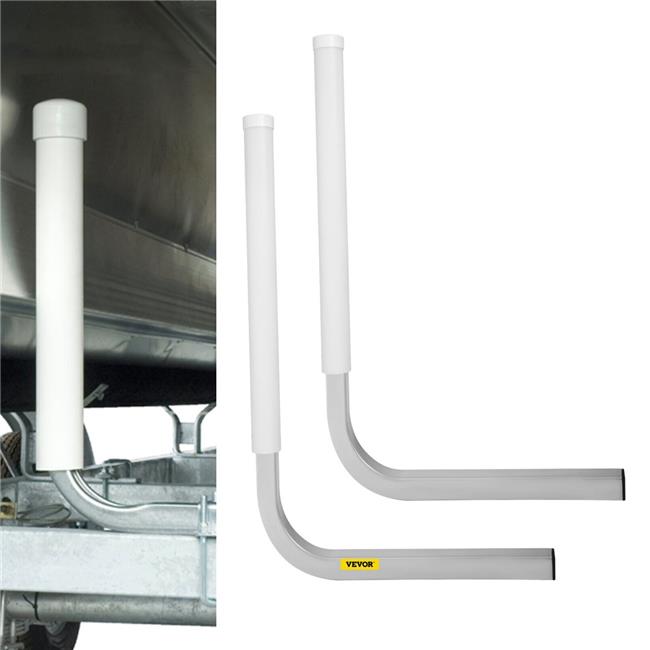 22 in. Steel Boat Trailer Guide-on with White PVC Tube Covers F5741