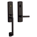 Distressed Oil Rubbed Bronze Single Cylinder Handleset with Lever I287