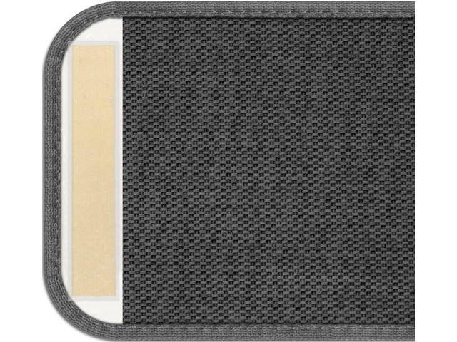 Adhesive Carpet Stair Treads, Gray, 9 in. x 36 in., Set of 12 L722