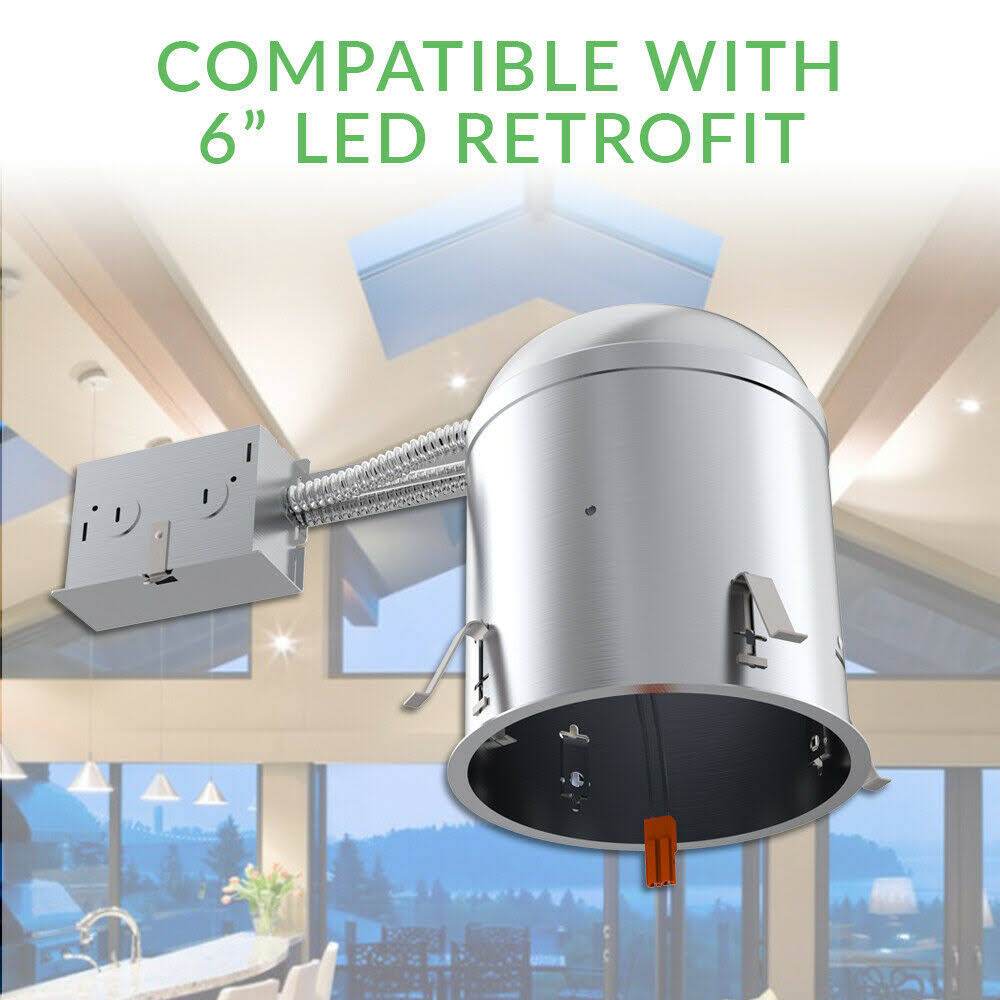 6 Pack 6 inch LED Recessed Lighting B102
