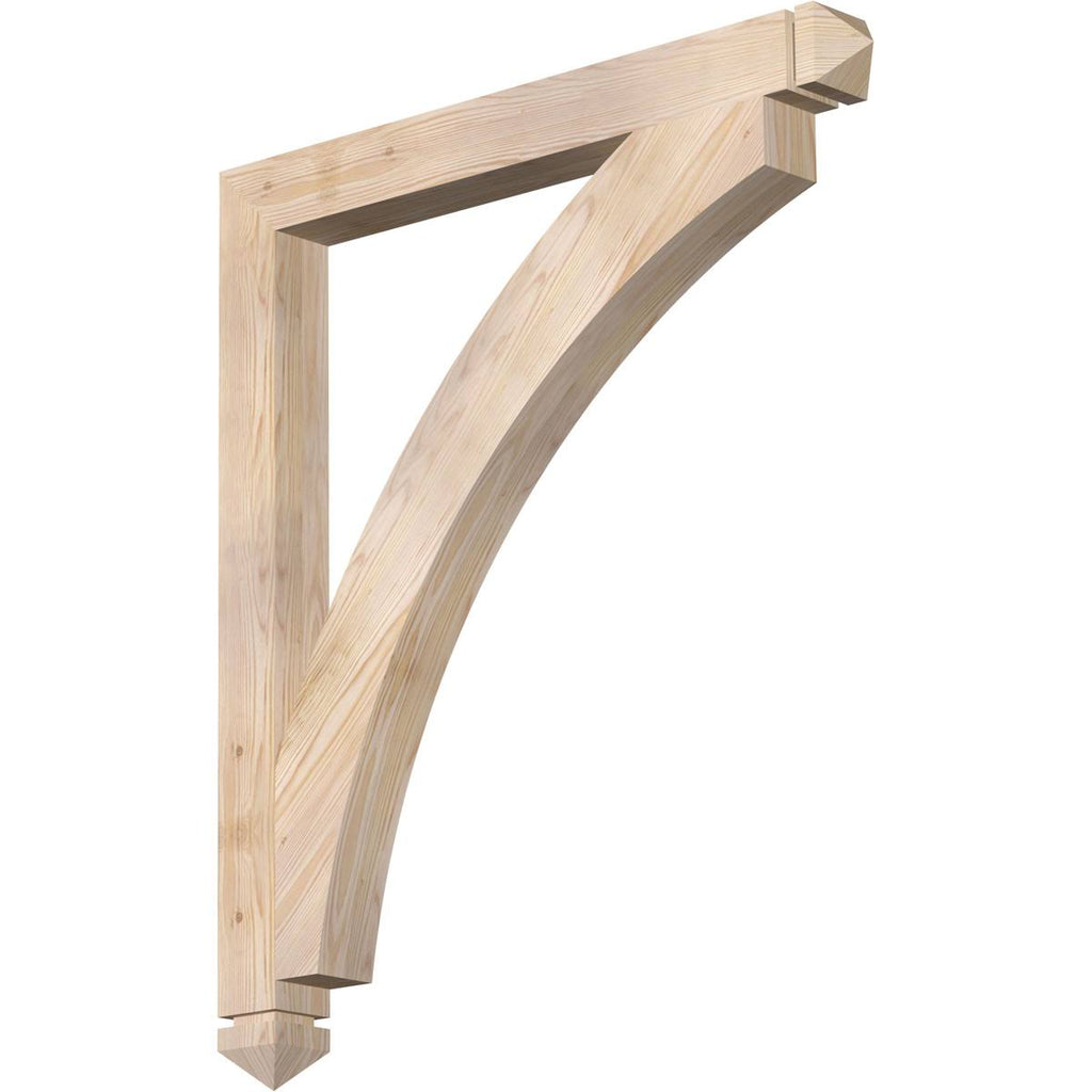 3 1/2x22W x 36x22D x 42x22H Douglas Fir Bracket G543