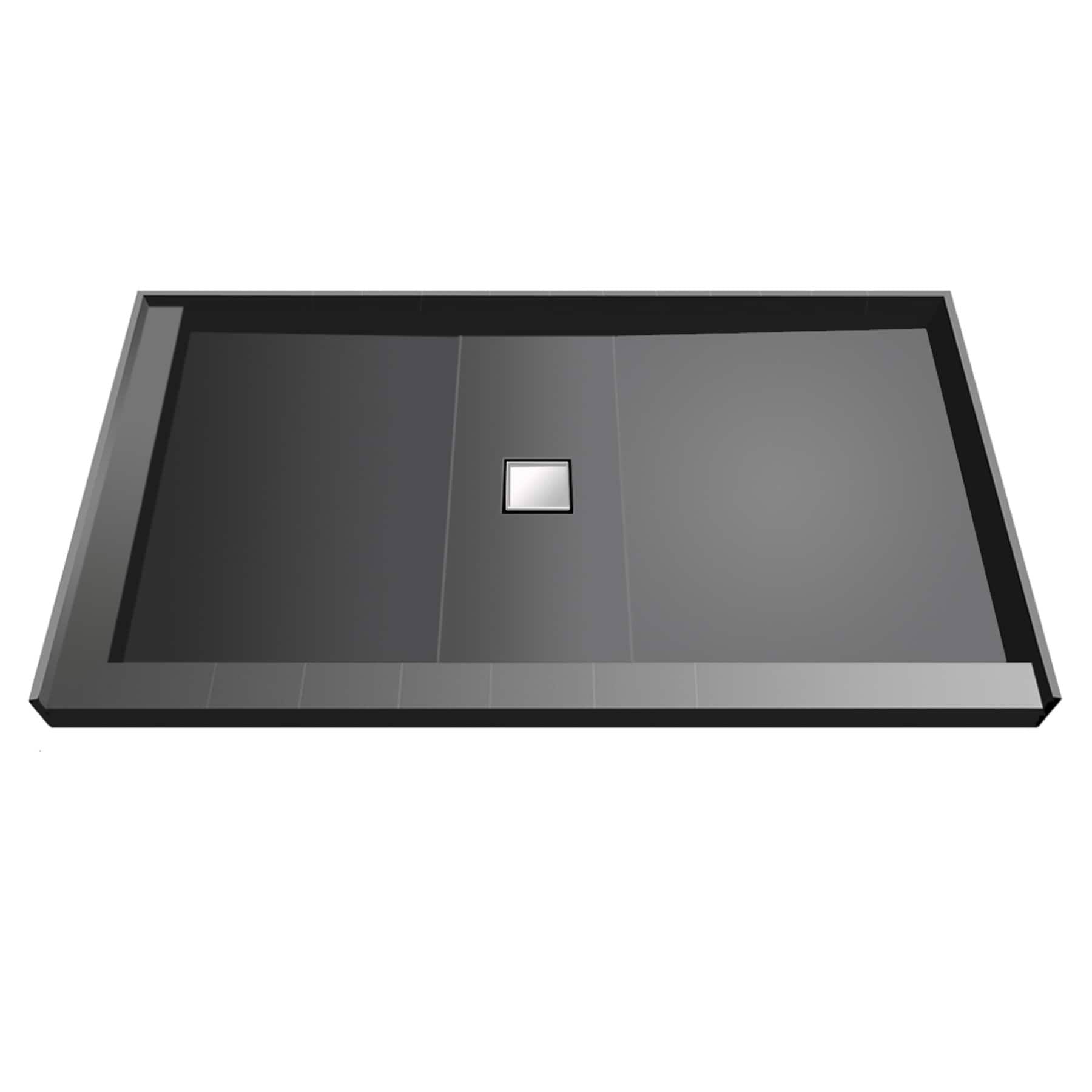 42x22 x 36x22 Double Threshold Shower Base with Drain F90158