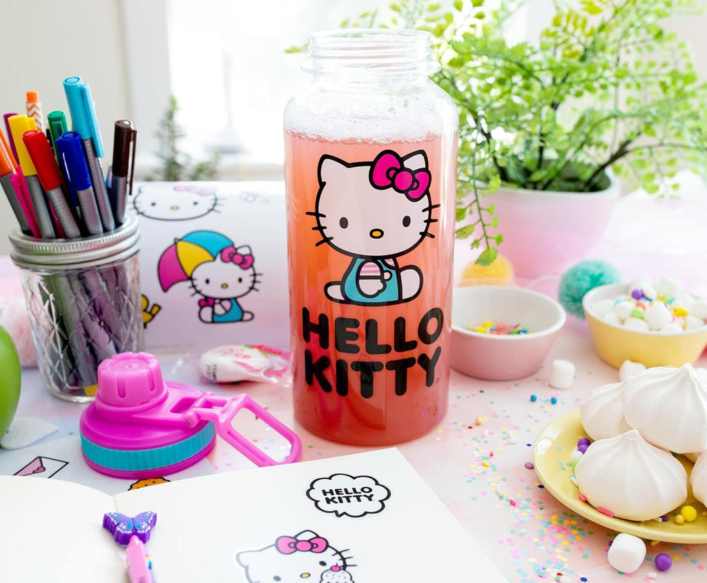 32-Ounce Water Bottle And Sticker Set Z9272