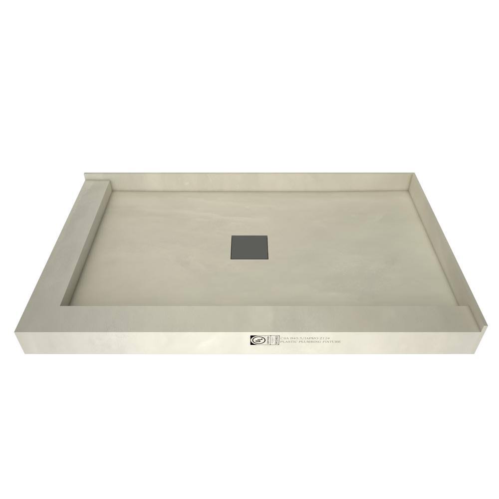 42x22 x 36x22 Double Threshold Shower Base with Drain F90158