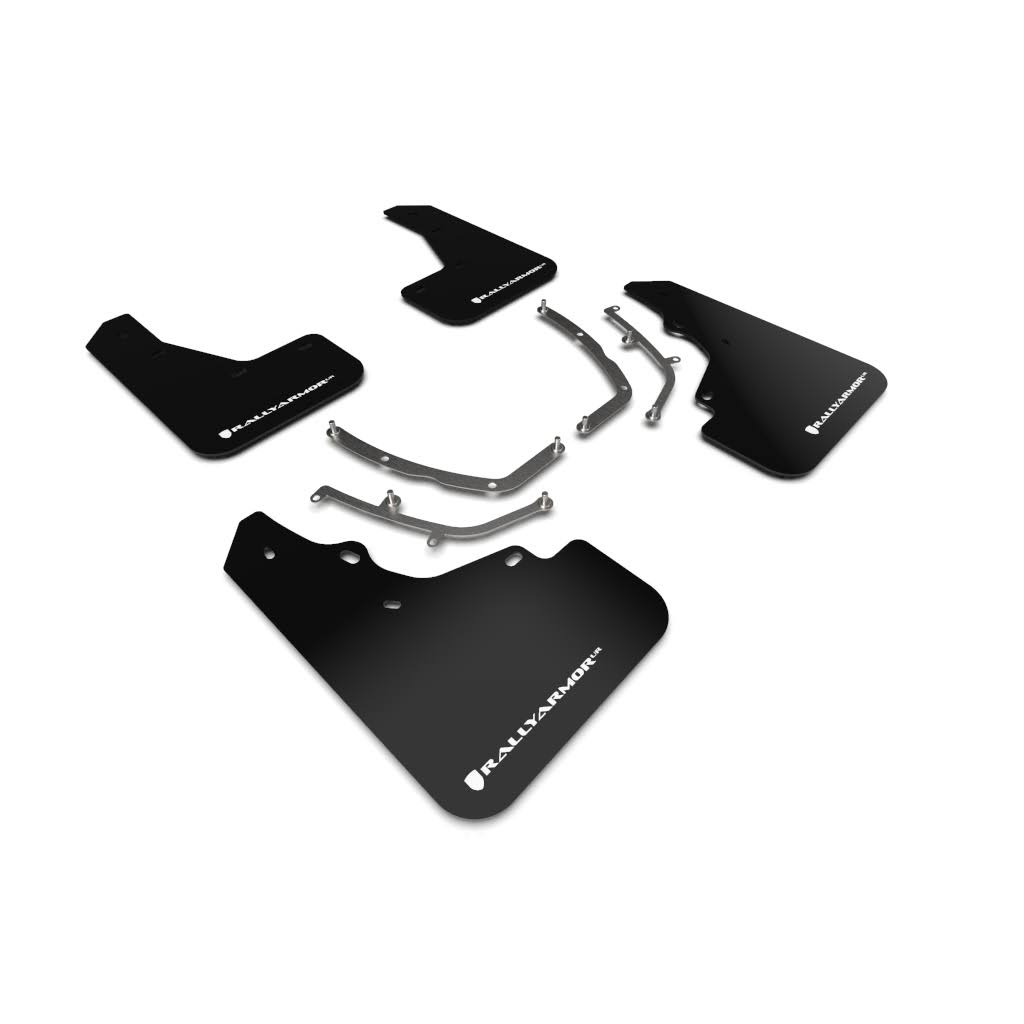 Black Mud Flap with White Logo I999143