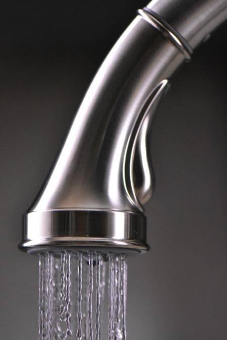 Rubbed Bronze HighArc Pull-Down Kitchen Faucet N69972