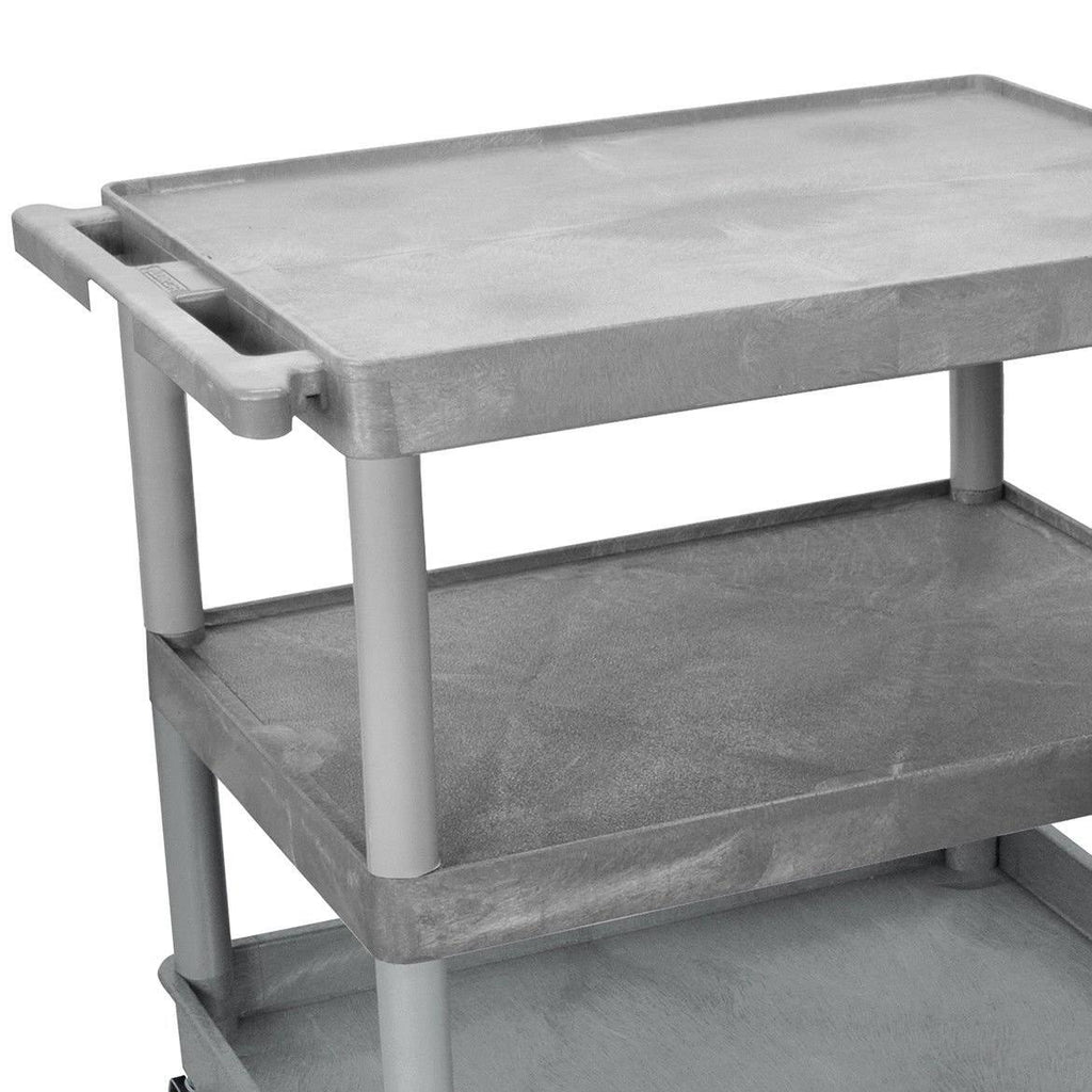 Gray Flat Top Shelf Cart G474