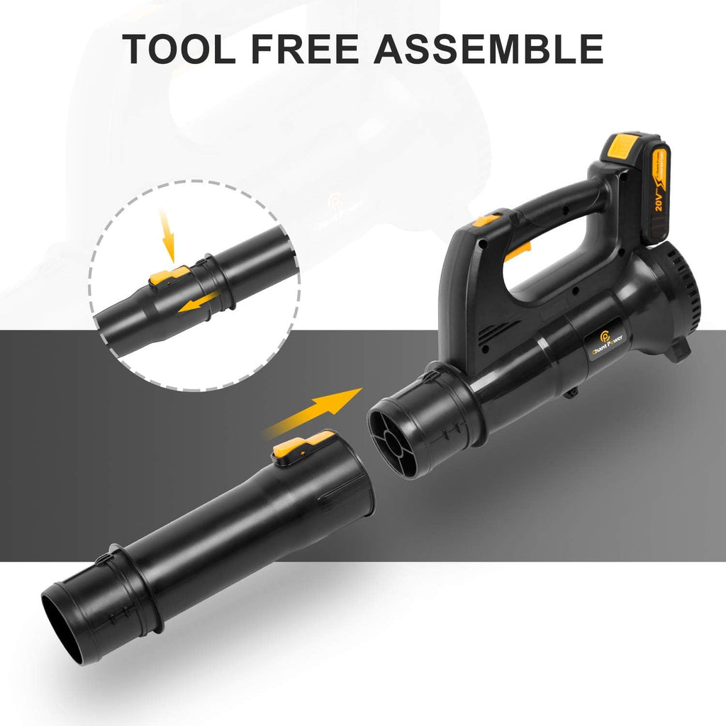 20V Cordless Leaf Blower with 2 Batteries and Charger X74744