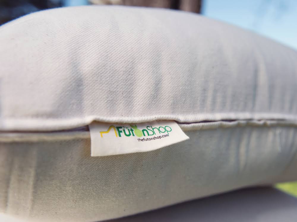 Natural Solid Organic Cotton Twill Futon Cover V119